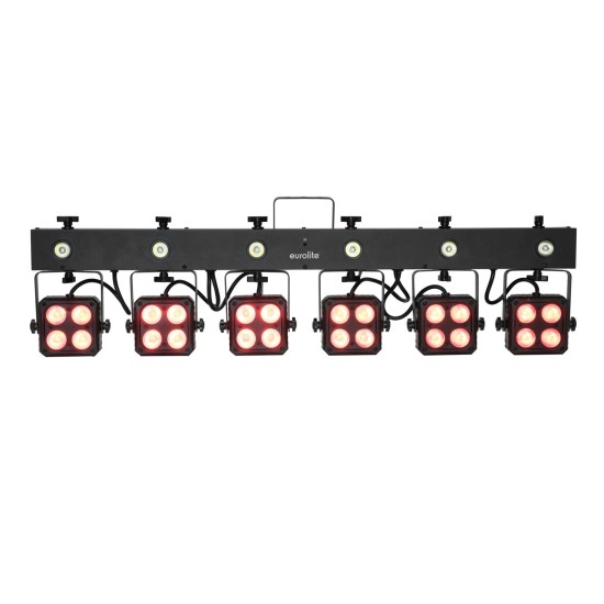 Set Luci Compatto EUROLITE LED KLS-180/6: Illuminazione Professionale con Effetto Stroboscopico