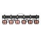Set Luci Compatto EUROLITE LED KLS-180/6: Illuminazione Professionale con Effetto Stroboscopico