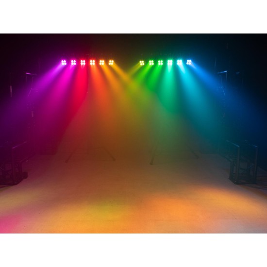 Set Luci Compatto EUROLITE LED KLS-180/6: Illuminazione Professionale con Effetto Stroboscopico