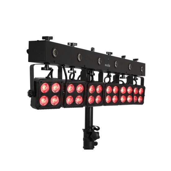 Set Luci Compatto EUROLITE LED KLS-180/6: Illuminazione Professionale con Effetto Stroboscopico