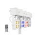 Proiettore LED EUROLITE KLS-180: Set di Luci RGBW Compatte con Effetto Stroboscopico e Controllo DMX