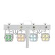 Proiettore LED EUROLITE KLS-180: Set di Luci RGBW Compatte con Effetto Stroboscopico e Controllo DMX