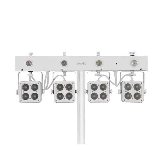 Proiettore LED EUROLITE KLS-180: Set di Luci RGBW Compatte con Effetto Stroboscopico e Controllo DMX