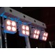 Proiettore LED EUROLITE KLS-180: Set di Luci RGBW Compatte con Effetto Stroboscopico e Controllo DMX