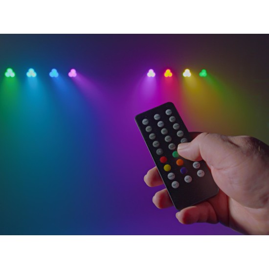 Eurolite LED KLS-402 Set Luci Compatto con Controllo Wireless e Borsa