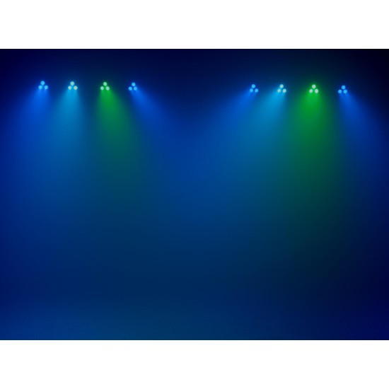 Eurolite LED KLS-402 Set Luci Compatto con Controllo Wireless e Borsa