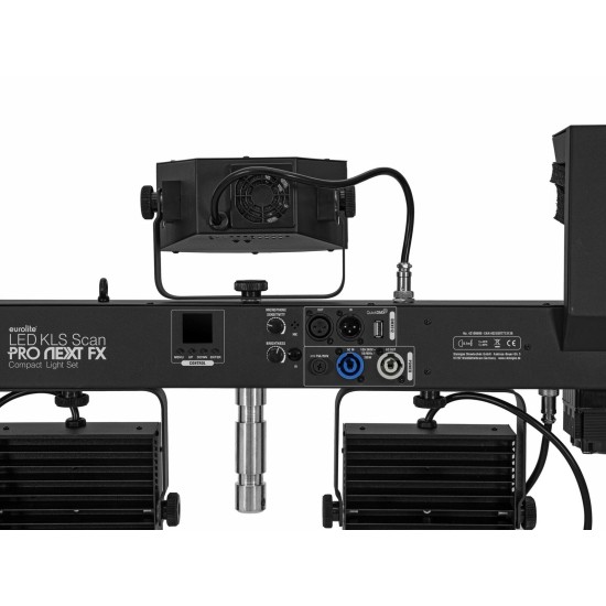Set Luci Compatte EUROLITE LED KLS Scan Pro Next FX con Effetti UV e DMX