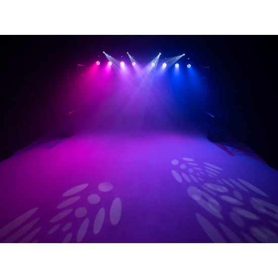 Set Luci Compatte EUROLITE LED KLS Scan Pro Next FX con Effetti UV e DMX