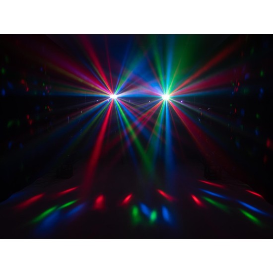 Set Luci Compatte EUROLITE LED KLS Scan Pro Next FX con Effetti UV e DMX