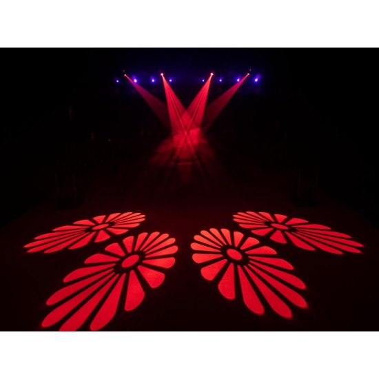 Set Luci Compatte EUROLITE LED KLS Scan Pro Next FX con Effetti UV e DMX