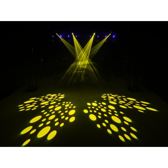Set Luci Compatte EUROLITE LED KLS Scan Pro Next FX con Effetti UV e DMX