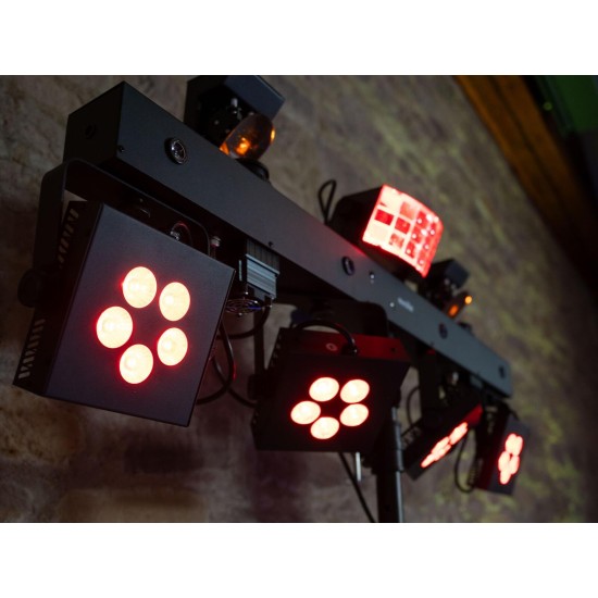 Set Luci Compatte EUROLITE LED KLS Scan Pro Next FX con Effetti UV e DMX
