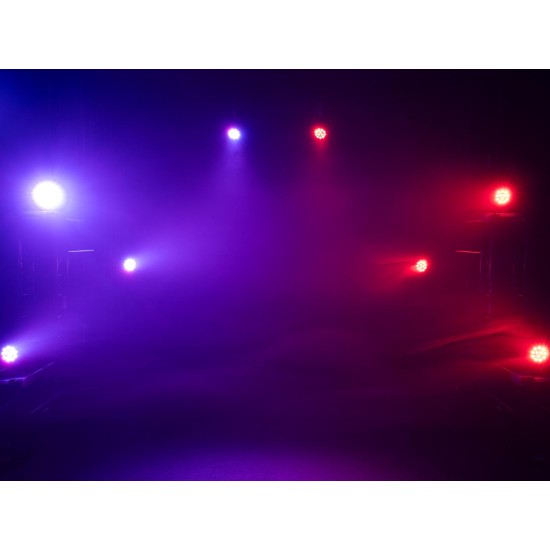 Faretto LED EUROLITE PARty Spot Silent RGB WW 60W 4in1 con DMX, Silenzioso e senza Sfarfallio