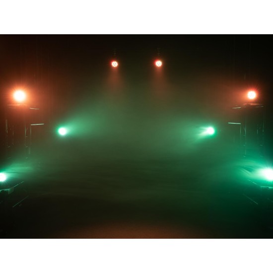 Faretto LED EUROLITE PARty Spot Silent RGB WW 60W 4in1 con DMX, Silenzioso e senza Sfarfallio