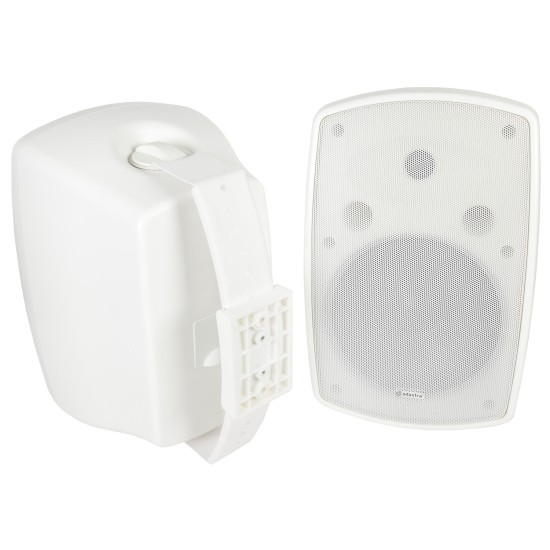 Coppia casse acustiche per esterno IP44 hi-fi da muro 160W bianche - BH8