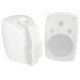 Coppia casse acustiche per esterno IP44 hi-fi da muro 160W bianche - BH8