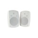 Coppia casse acustiche per esterno IP44 hi-fi da muro 160W bianche - BH8
