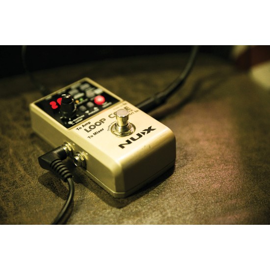 Kit Pedale Effetto Looper e Doppio Footswitch per Chitarra Elettrica - NUX Loop Core Deluxe 24-bit Looper Pedal Bundle Kit Pedale Effetto Looper e Doppio Footswitch per Chitarra Elettrica - NUX Loop Core Deluxe 24-bit Looper Pedal Bundle