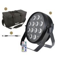 4x Proiettori PAR MagicPAR-80W RGBWA/UV con Borsa per Eventi Silenziosi