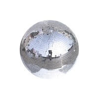 Sfera Specchiata 40cm con Anello di Sicurezza - Effetto Classico per Eventi