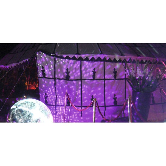 Semi Sfera Specchiata 40cm con Motore di Sicurezza - Palla da Discoteca con Motore Potente