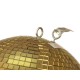 EUROLITE Sfera a Specchio Oro 30 cm - Effetto Luce per Eventi e Scenografie