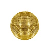 Sfera a Specchio EUROLITE Ø 75 cm Oro con Occhiello di Sicurezza per Club e Scuole di Danza
