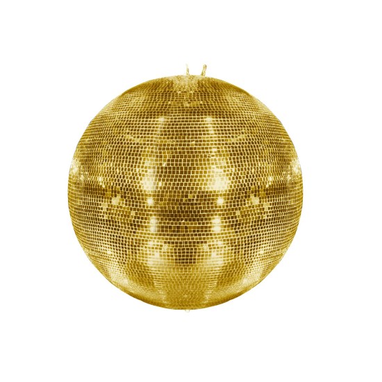 EUROLITE Sfera a Specchio Oro 100 cm con Occhiello di Sicurezza