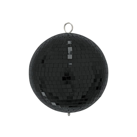 EUROLITE Sfera a Specchio Nera 20 cm - Effetto Scenografico con Sfaccettature