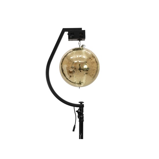 EUROLITE Treppiede PRO con Motore DMX per Sfere a Specchio fino a 50 cm - Nero