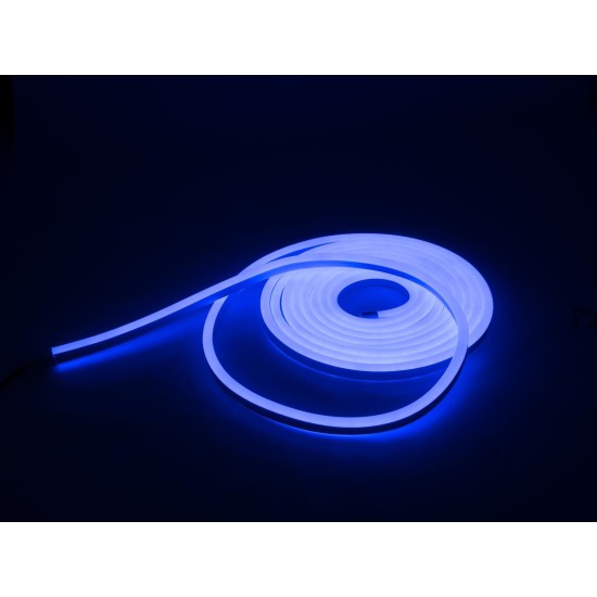 EUROLITE Tubo LED Neon Flex 24V 5m Blu - Illuminazione Flessibile Professionale