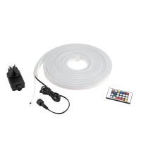 EUROLITE LED Pixel Neon Flex RGB 12V - 5m Tubo Flessibile con Telecomando IR