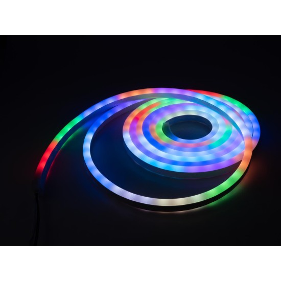 EUROLITE LED Pixel Neon Flex RGB 12V - 5m Tubo Flessibile con Telecomando IR