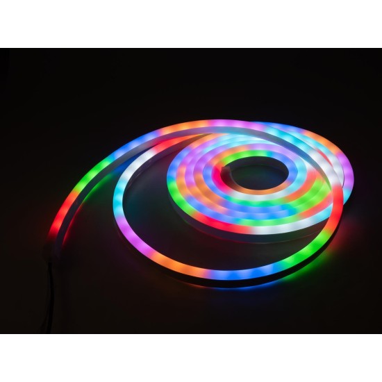 EUROLITE LED Pixel Neon Flex RGB 12V - 5m Tubo Flessibile con Telecomando IR