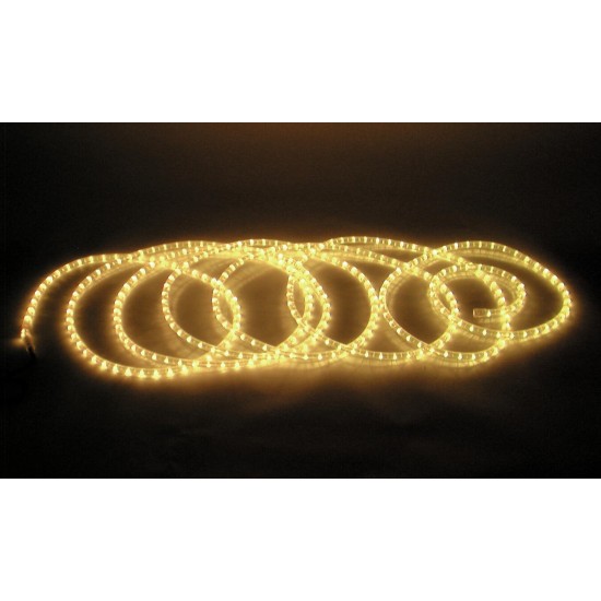 EUROLITE Rubberlight RL1-230V Giallo 9m – Tubo Flessibile per Illuminazione Decorativa
