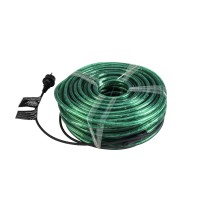 EUROLITE Rubberlight RL1-230V: Tubo Flessibile Verde da 44m per Illuminazione Decorativa