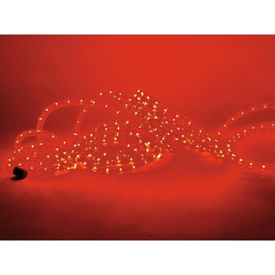 EUROLITE RUBBERLIGHT RL1-230V 9m Rosso - Tubo Flessibile LED per Illuminazione Decorativa