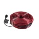 EUROLITE RUBBERLIGHT RL1-230V Rosso - Tubo Flessibile 44m per Illuminazione Decorativa Esterna