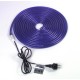 EUROLITE Rubberlight RL1 230V Blu 5m - Tubo Flessibile LED per Illuminazione Decorativa