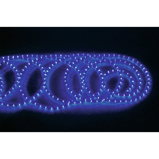 EUROLITE Rubberlight RL1 230V Blu 5m - Tubo Flessibile LED per Illuminazione Decorativa