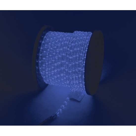 Eurolite Rubberlight RL1-230V Blu 44m - Tubo Flessibile per Illuminazione Scenografica