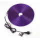 EUROLITE Rubberlight RL1-230V: Tubo Luminoso LED Viola/Fucsia 5m per Effetti Scenografici