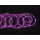 EUROLITE Rubberlight RL1-230V: Tubo Luminoso LED Viola/Fucsia 5m per Effetti Scenografici