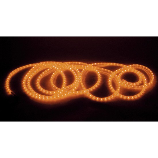 EUROLITE RUBBERLIGHT RL1-230V Arancione 9m - Tubo Flessibile per Illuminazione Decorativa