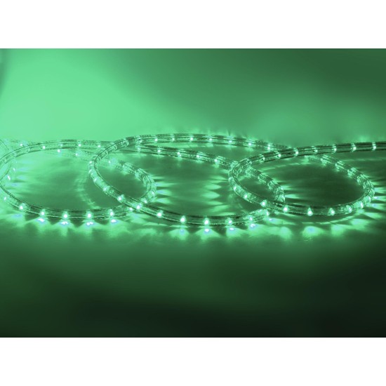 EUROLITE Rubberlight LED RL1-230V Verde 44m per Illuminazione Decorativa ed Effetti Speciali