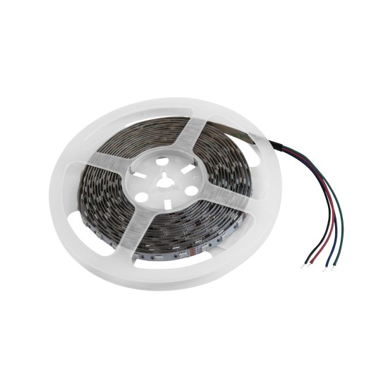 EUROLITE Striscia LED RGB 5050 5m 300 LED, 12V Decorativa e Flessibile