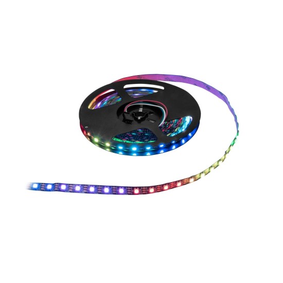 EUROLITE LED Pixel Strip 5m RGB 5V - Effetti Luce DMX per Palco e Installazioni