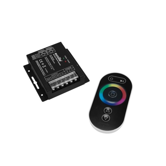 Controller LED Eurolite RGB con Telecomando RF per Strisce 12-24V