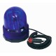 Lampeggiante polizia blu 12V 21W con Base Magnetica e Cavo Accendisigari