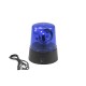 Mini Luce di Polizia LED Blu EUROLITE - USB/Batteria, Proiettore a 360°